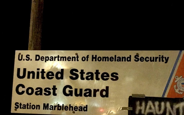 Coast Guard Station Marblehead hosts haunted house food drive