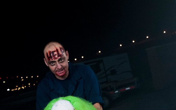 Coast Guard Station Marblehead hosts haunted house food drive