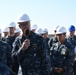 Rear Adm. Buck Honored at All-Hands Call