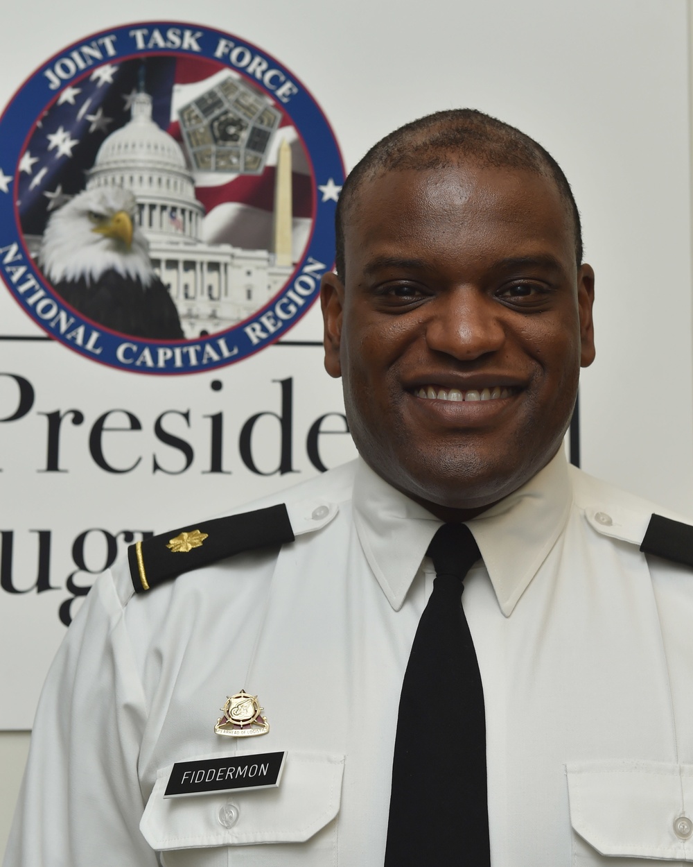 Army Major Fiddermon supports the 58th Presidential Inauguration