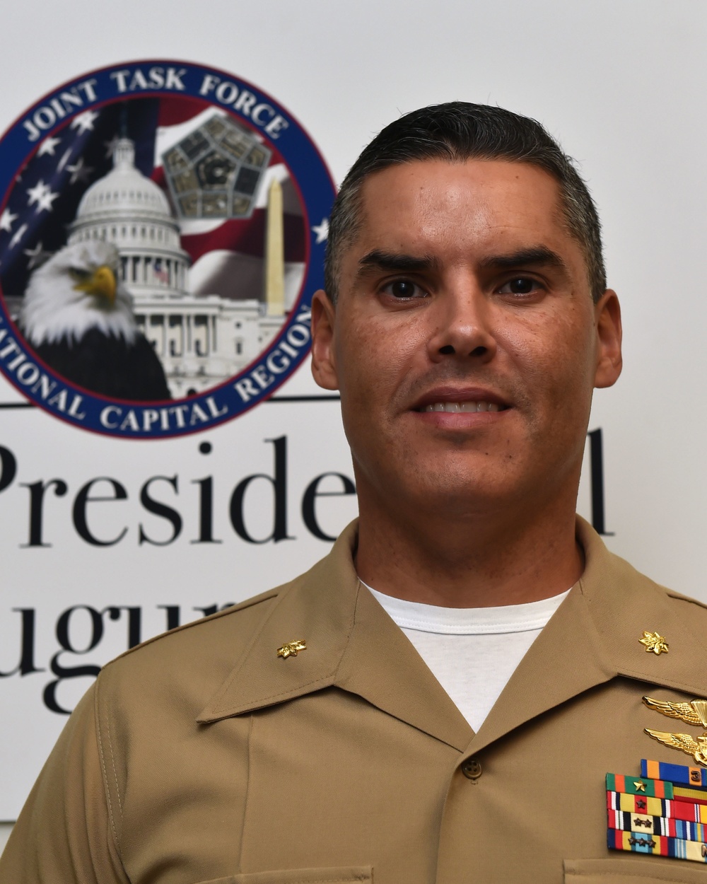 Marine Corps Major Hernandez supports the 58th Presidential Inauguration