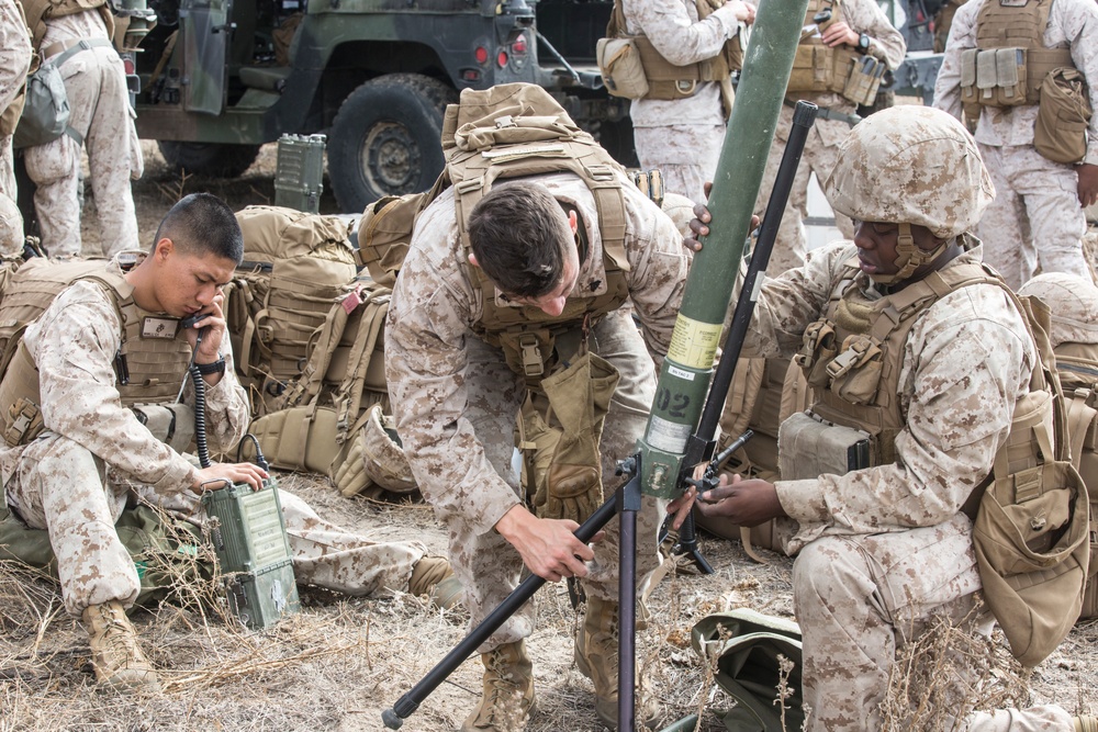 1st Battalion, 5th Marines prepare for the Marine Corps Readiness Evaluation