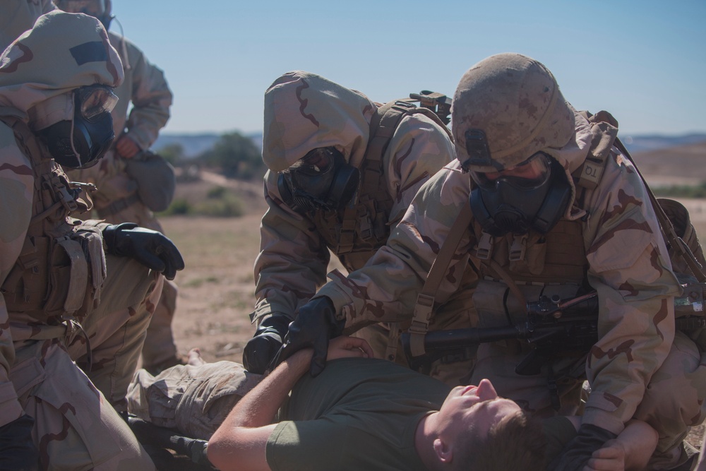 1st Battalion, 5th Marines prepare for the Marine Corps Readiness Evaluation