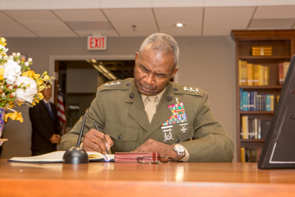 Lt. Gen. Ronald L. Bailey Thai Embassy Visit Oct. 27, 2016