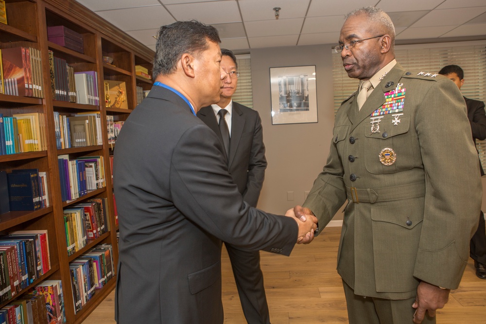 Lt. Gen. Ronald L. Bailey Thai Embassy Visit Oct. 27, 2016