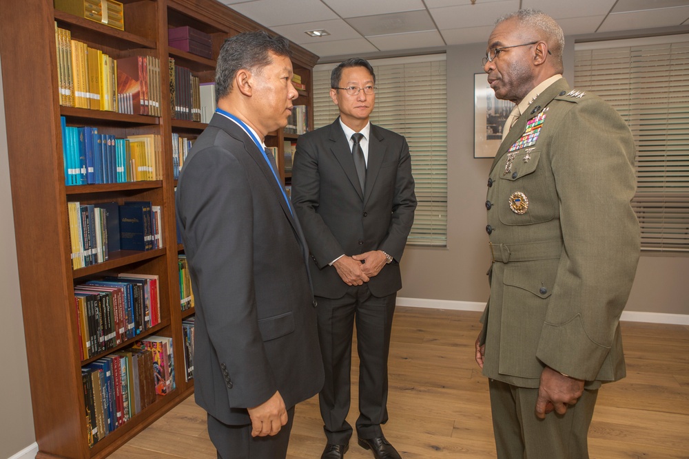 Lt. Gen. Ronald L. Bailey Thai Embassy Visit Oct. 27, 2016