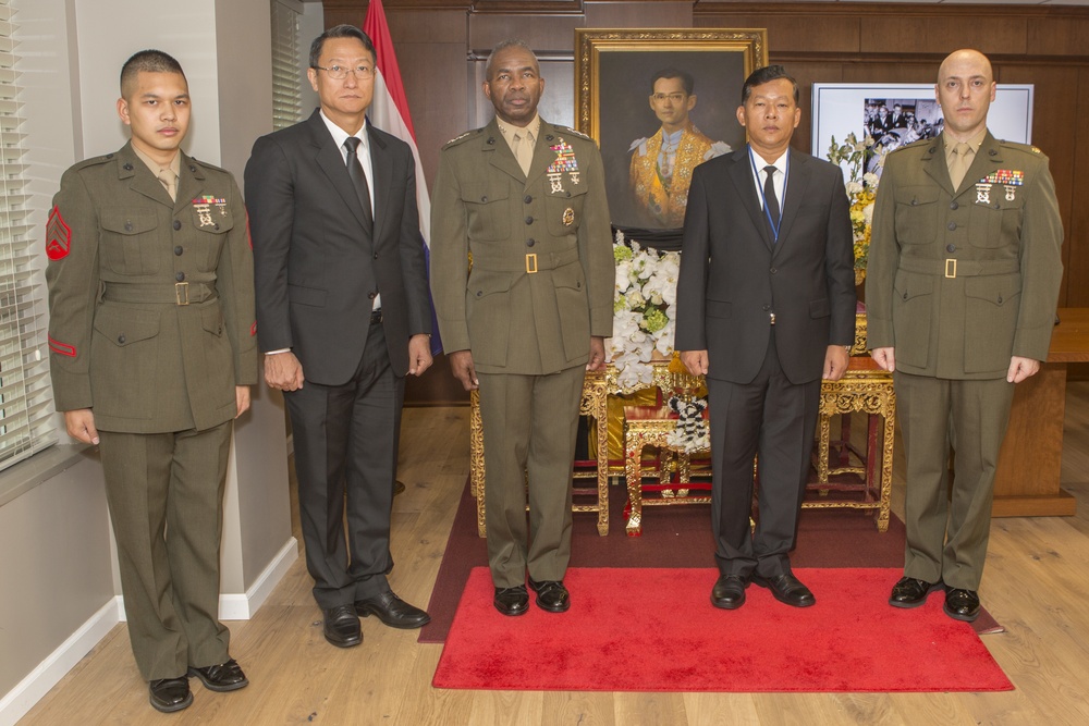 Lt. Gen. Ronald L. Bailey Thai Embassy Visit Oct. 27, 2016