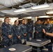 Rear Adm. Jonathan A. Yuen addresses the supply department aboard the USS John Paul Jones (DDG 53)