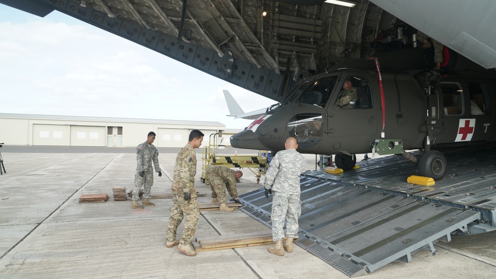 NEW HAWAII ARMY NATIONAL GUARD MEDEVAC UNIT RECEIVES INITIAL HELICOPTERS