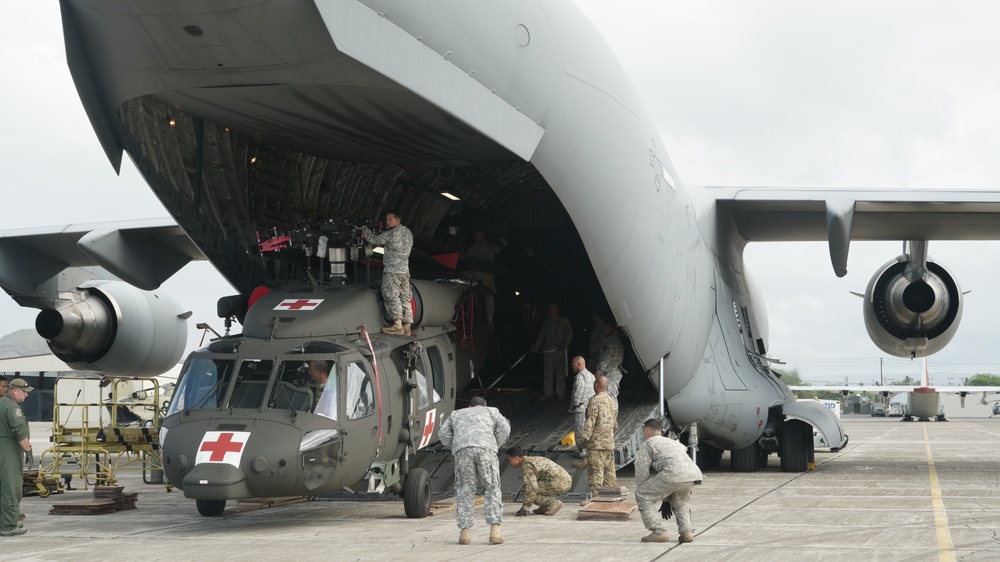 NEW HAWAII ARMY NATIONAL GUARD MEDEVAC UNIT RECEIVES INITIAL HELICOPTERS