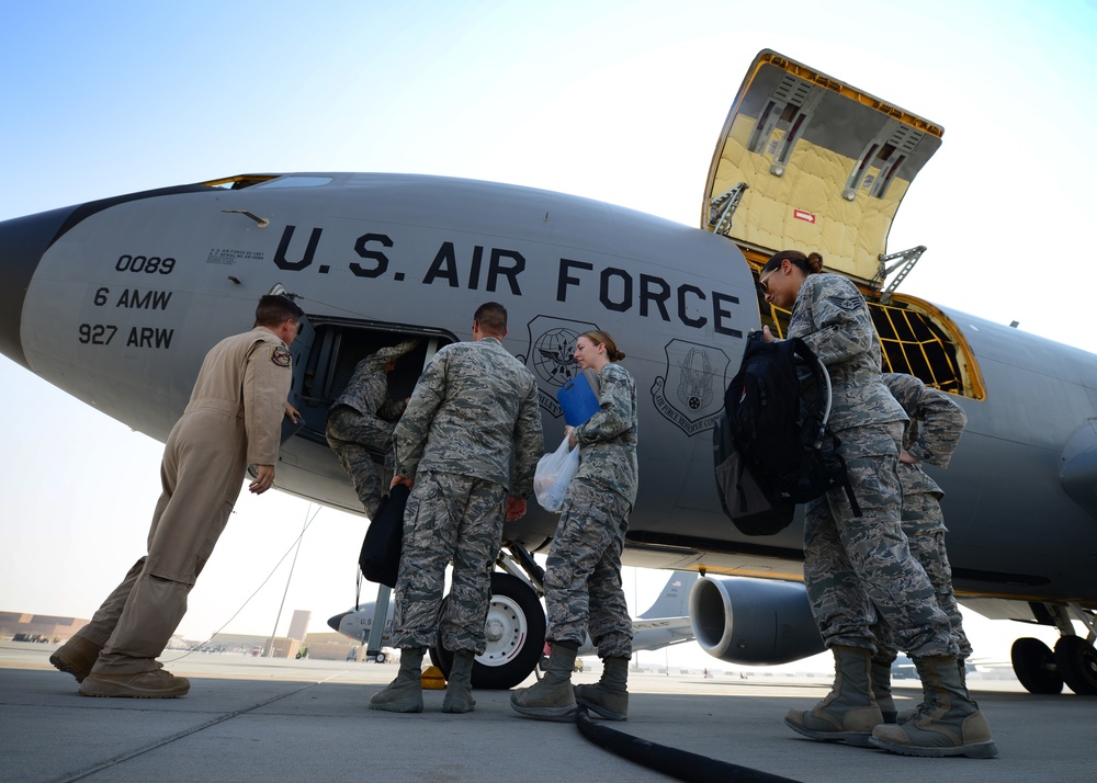 Giving back: 340th EARS refuels morale