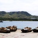 Marines land in Apra Harbor to offload tanks, equipment