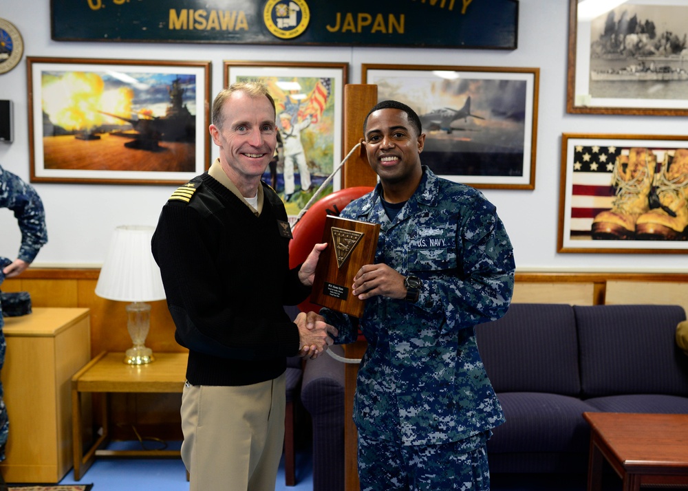 Naval Air Facility Misawa's 2016 Sailor of the Year