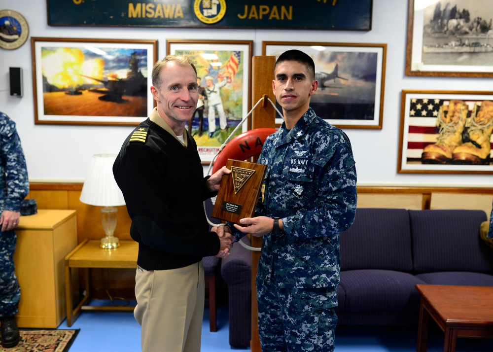 Naval Air Facility Misawa's 2016 Junior Sailor of the Year