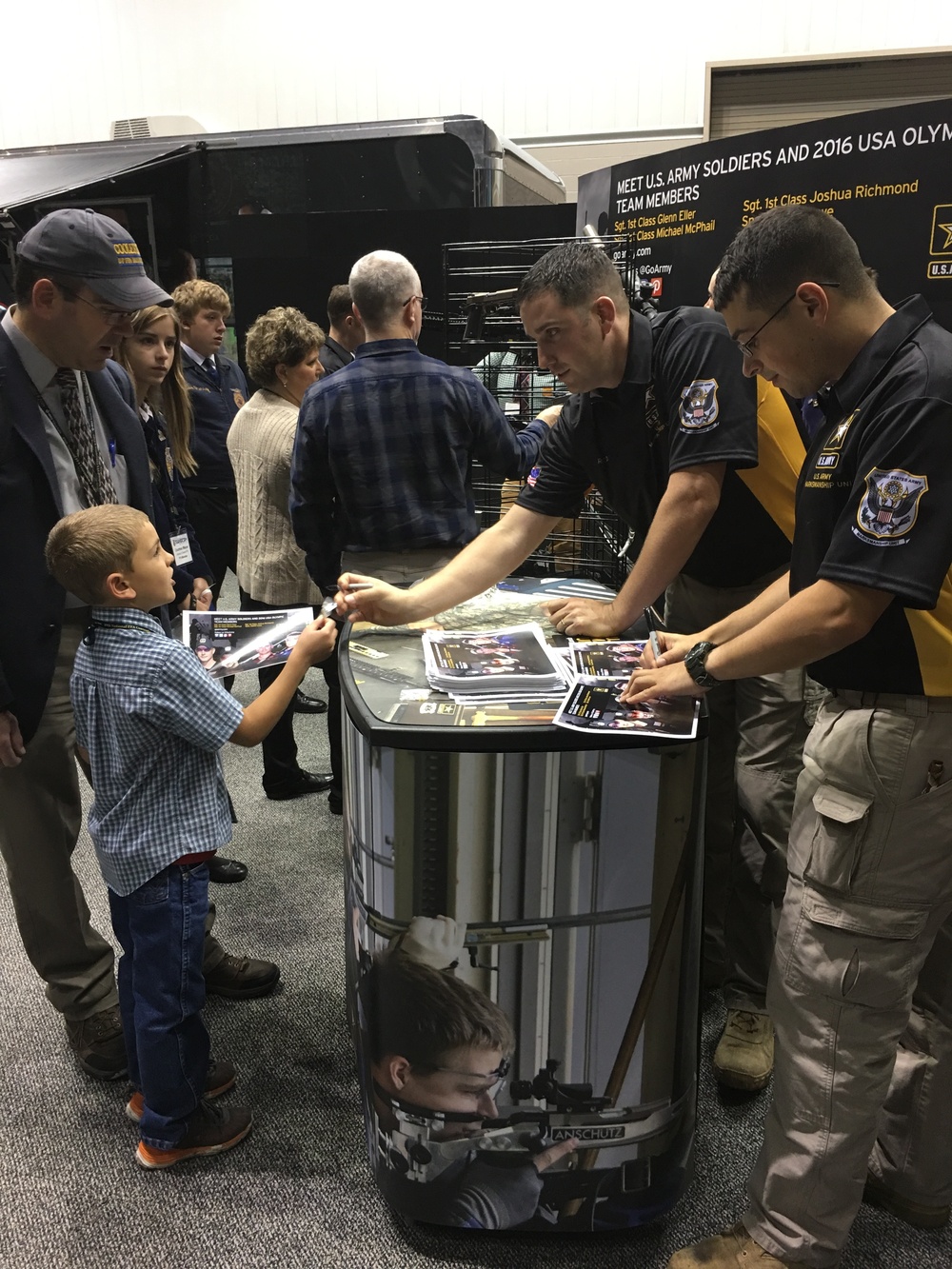 USAMU Olympians meet, greet at FFA Convention