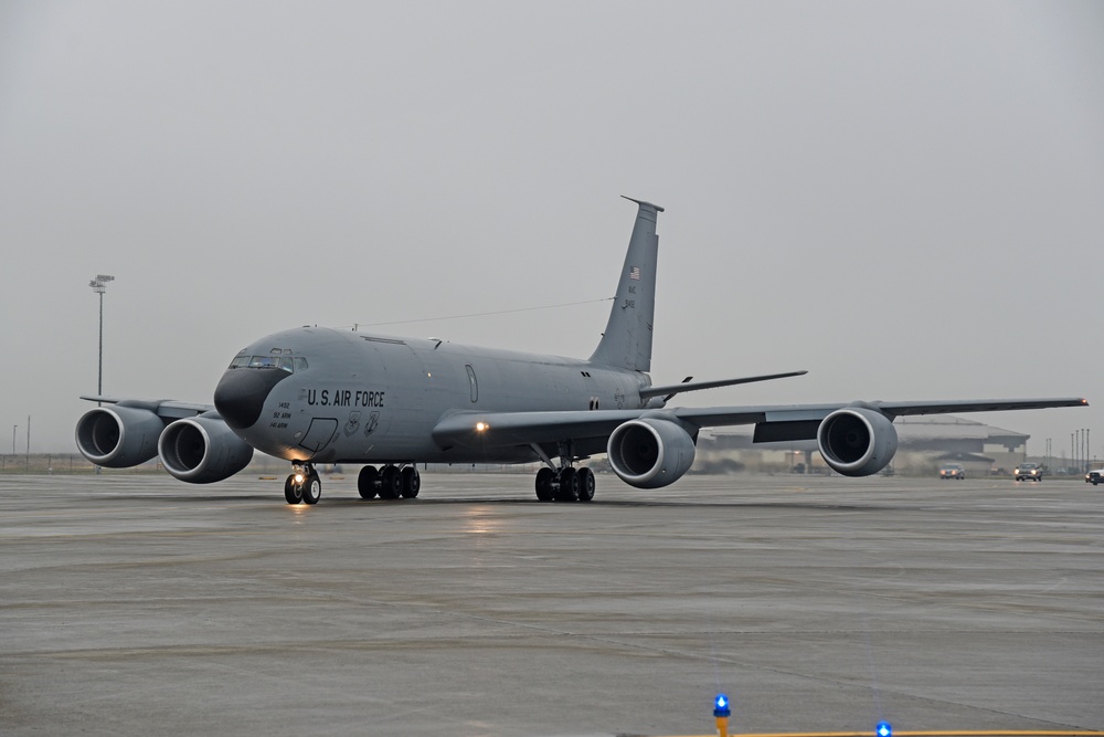 KC-135s ready refueling the fight