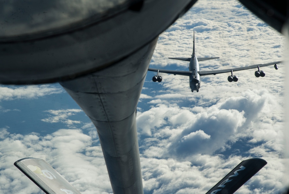 KC-135s ready refueling the fight