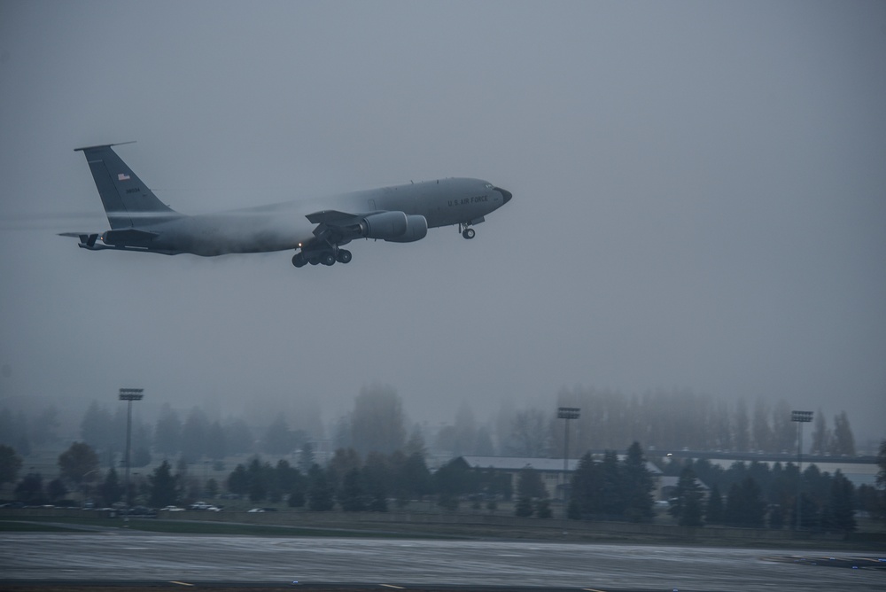 KC-135s ready refueling the fight