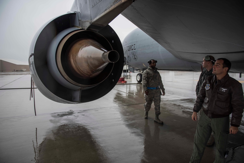 KC-135s ready refueling the fight