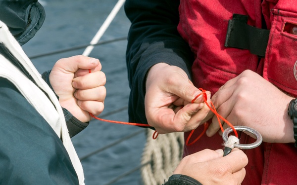 USS Lake Champlain (CG 57) Replenishment-At-Sea with USNS Yukon (T-AO 202)