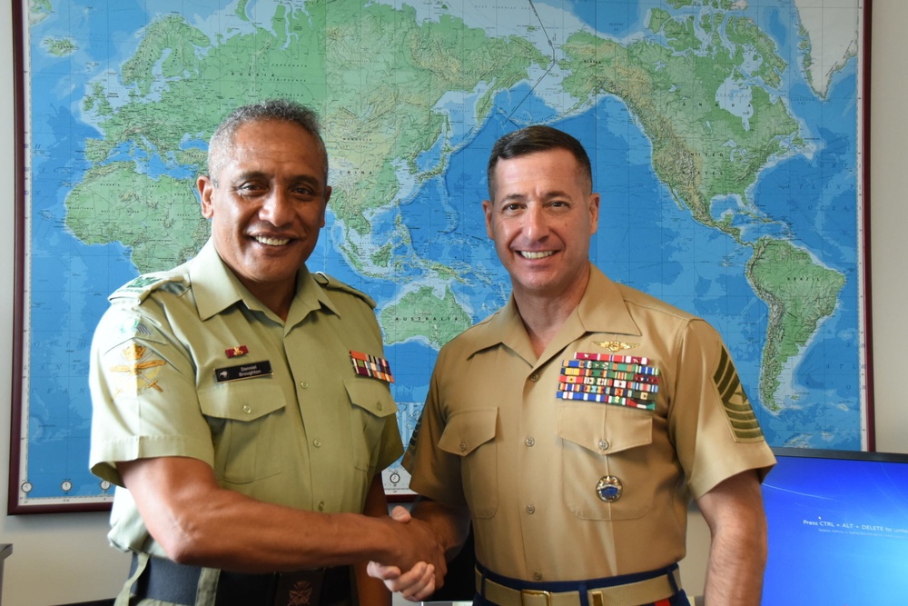 New Zealand Warrant Officer of the Defence Force visits U.S. PACOM