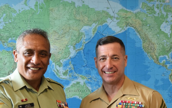 New Zealand Warrant Officer of the Defence Force visits U.S. PACOM