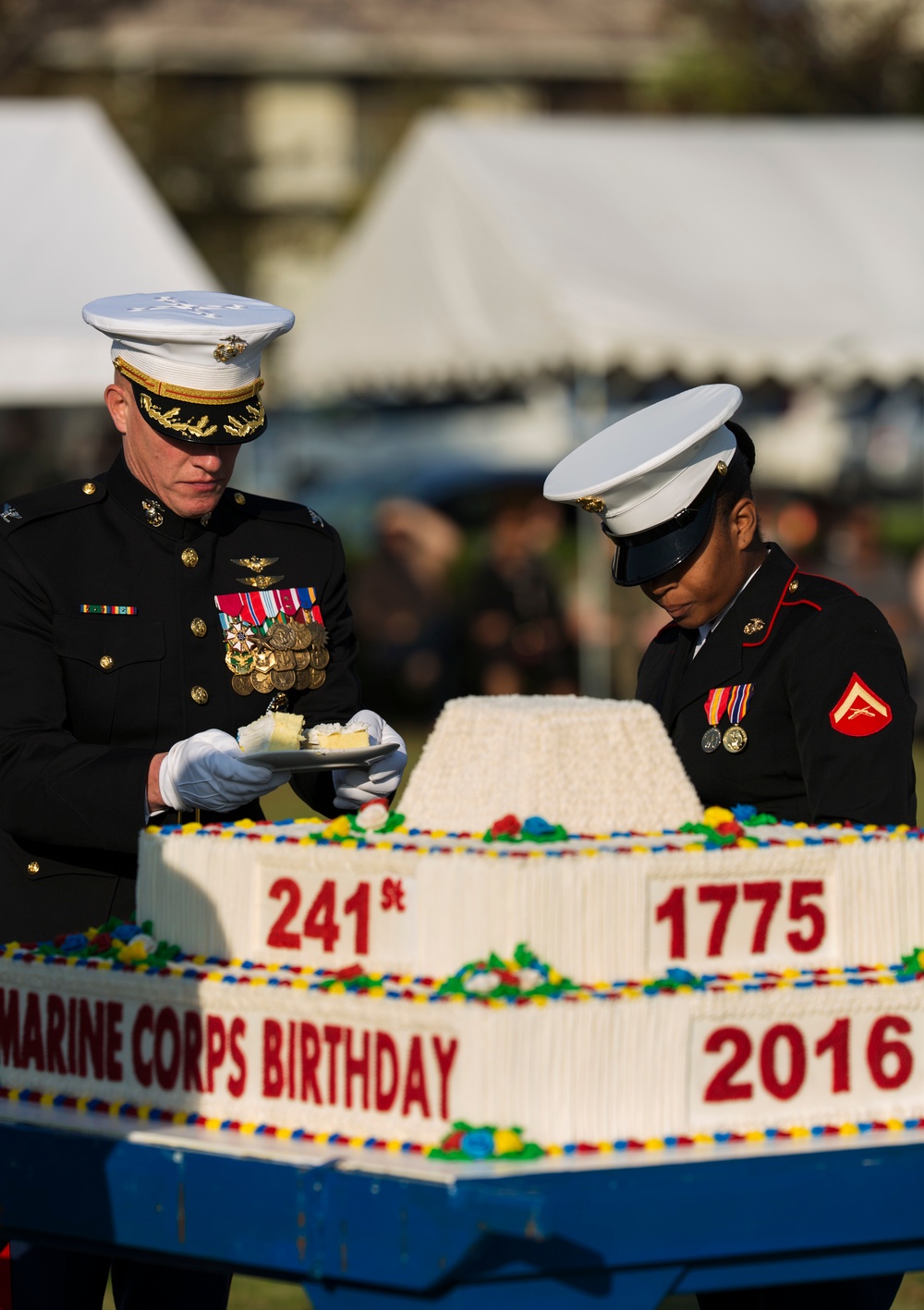 MCAS Iwakuni celebrates 241st birthday during uniform pageant