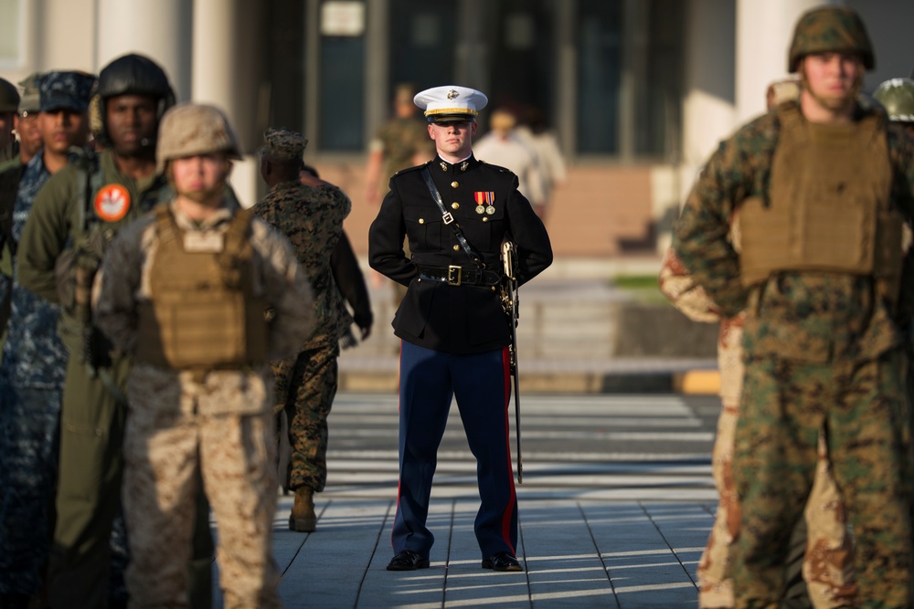 MCAS Iwakuni celebrates 241st birthday during uniform pageant