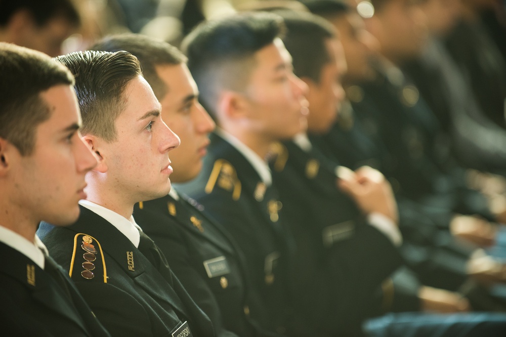 SD speaks during New York city college event