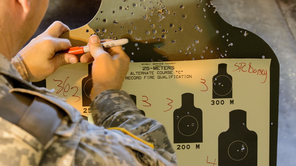 39th Signal Bn Soldiers Qualify with M4A1 Carbines