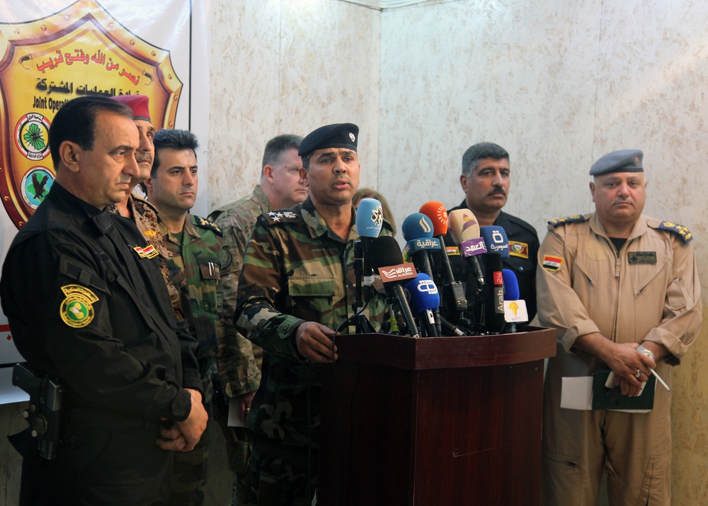Iraqi and Coalition current operations joint press conference