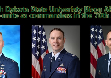 Graduates of NDSU reunite 16 years later as 70th ISRW squadron commanders