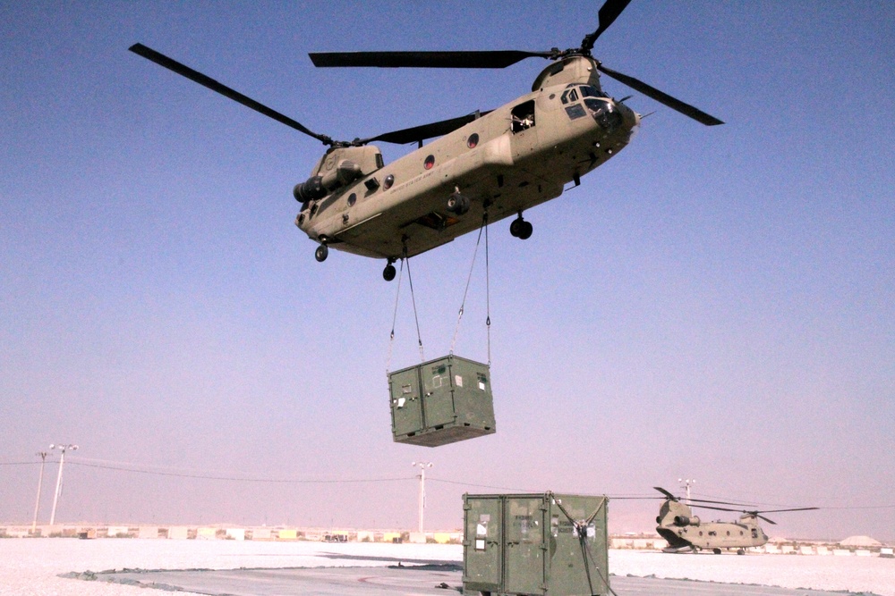 1st CD RSSB sling load team small in size, but big part of the mission