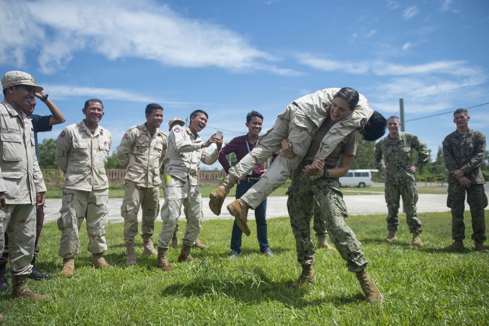 First responder training during CARAT Cambodia 2016