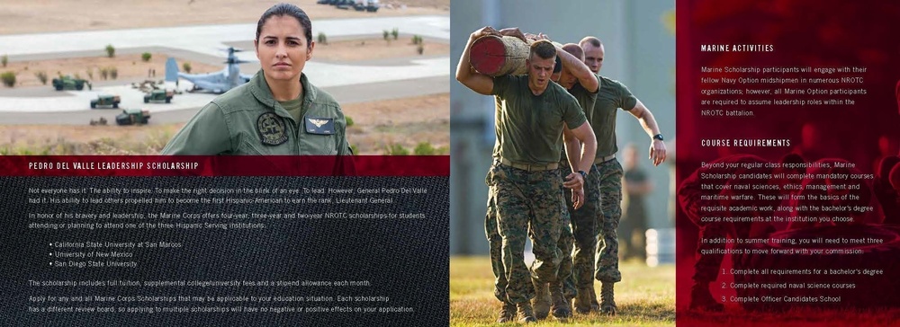 “Paying for college: NROTC Marine scholarship”
