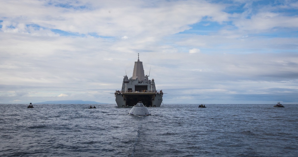 NASA Orion program aboard USS San DIego (LPD 22)