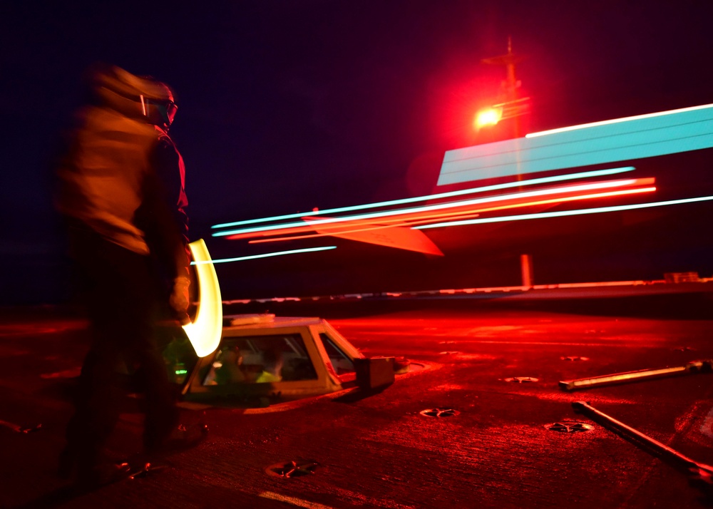 Nimitz conducts flight operations