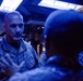 Maj. Gen. Richard Simcock visits with Sailors and Marines aboard USS Green Bay during Blue Chromite 2017