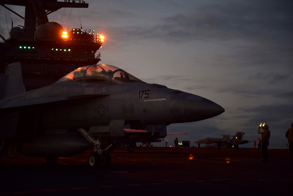 Nimitz conducts flight operations