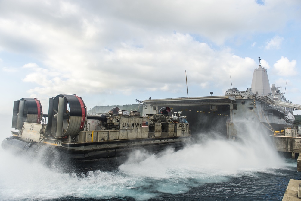 LCAC Ops in White Beach