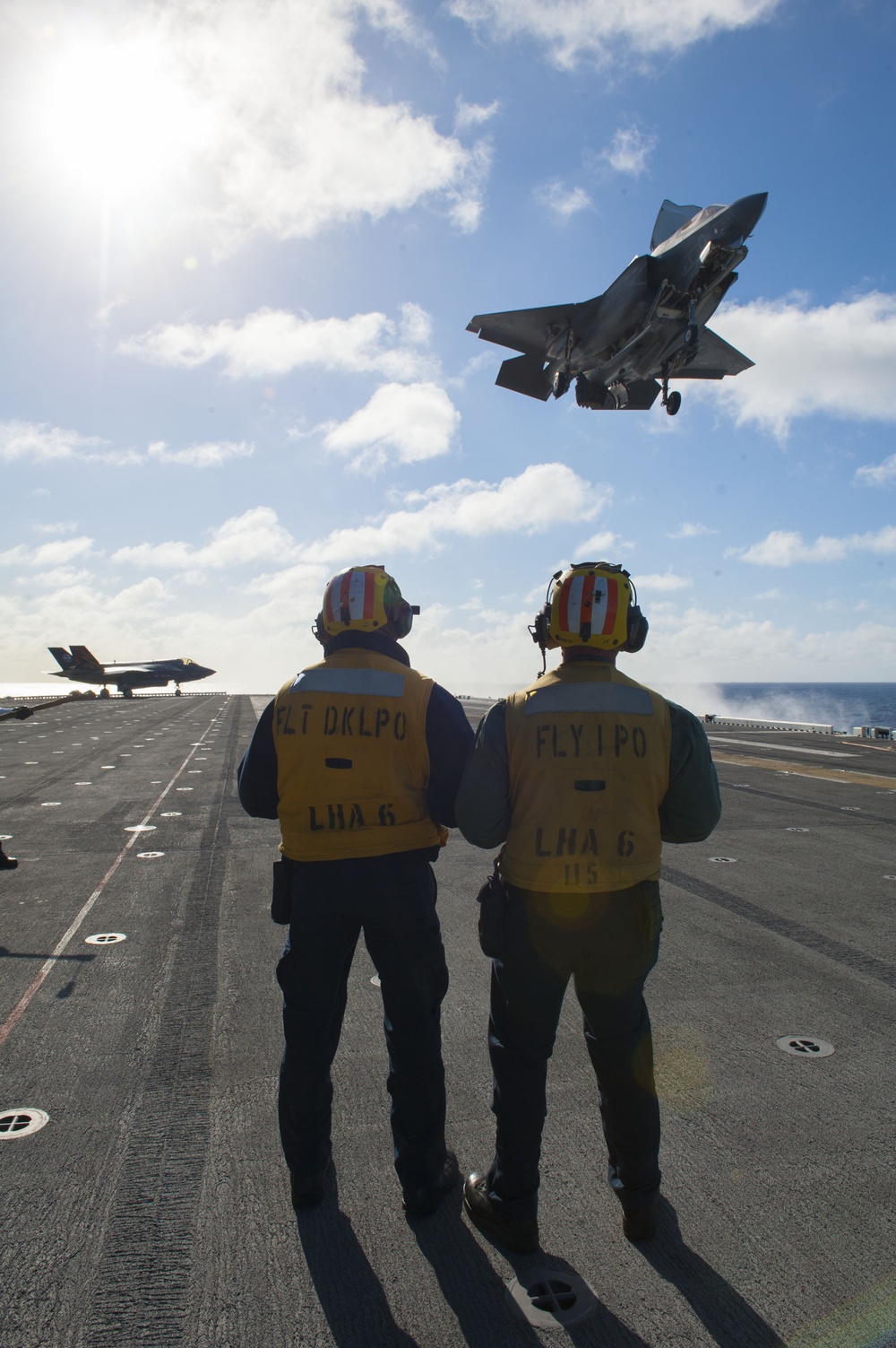 F-35B Lightning II Aircraft land aboard USS America for Developmental Test Phase III