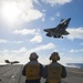 F-35B Lightning II Aircraft land aboard USS America for Developmental Test Phase III