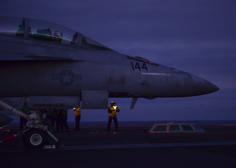 Nimitz conducts flight operations