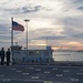 USS Coronado (LCS 4) conducts evening colors.