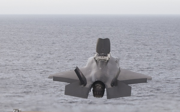 F-35B Lightning II Conducts Operations Aboard USS America (LHA 6)