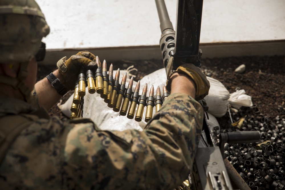 Marines, machine guns, over 7 thousand rounds