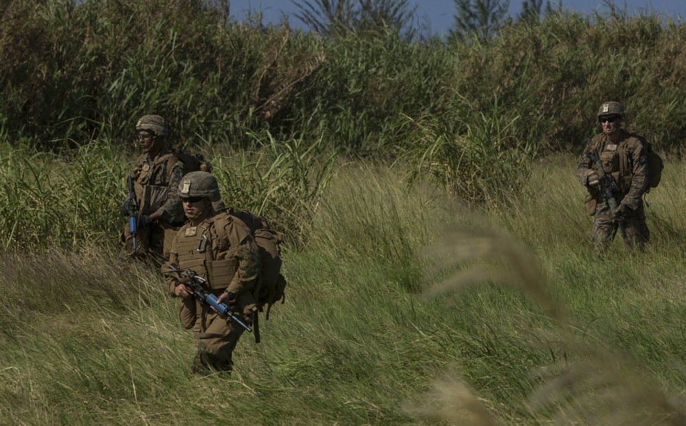 Marines Raid the Island Of Ie Shima