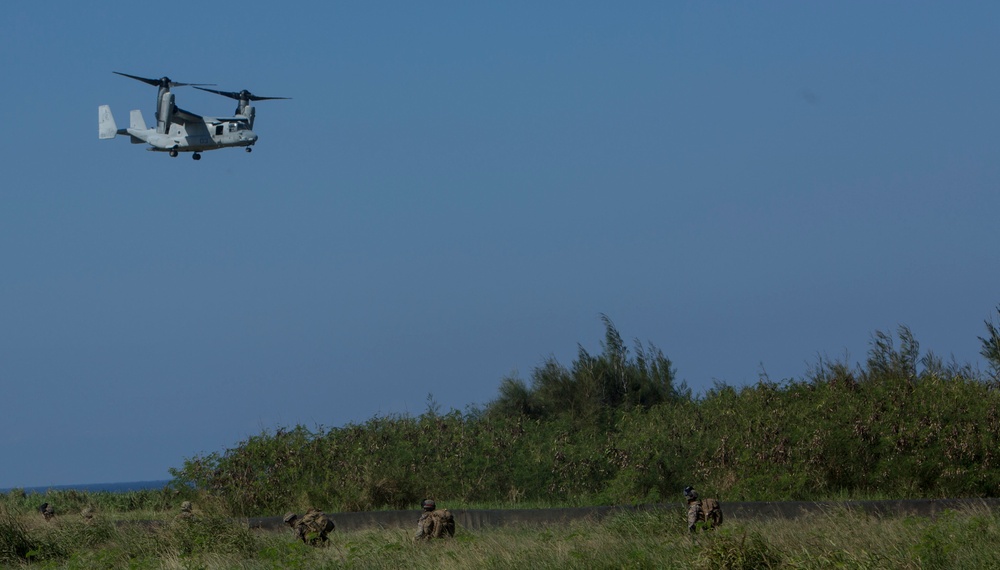 Marines Raid the Island Of Ie Shima