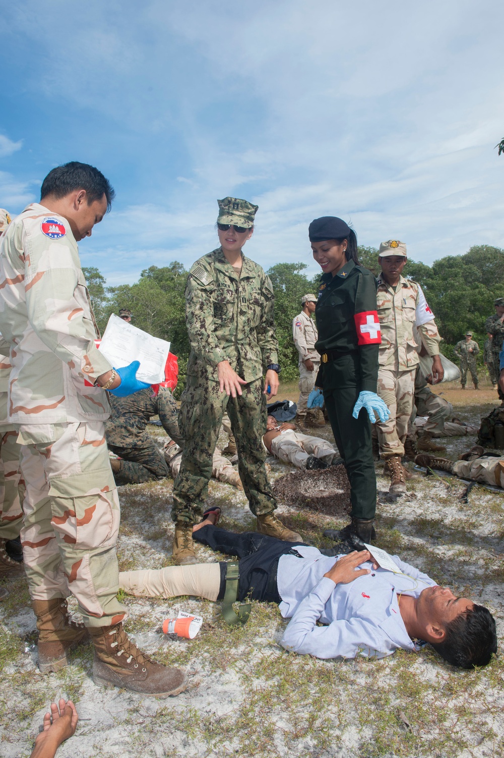 Field training exercise for CARAT Cambodia 2016