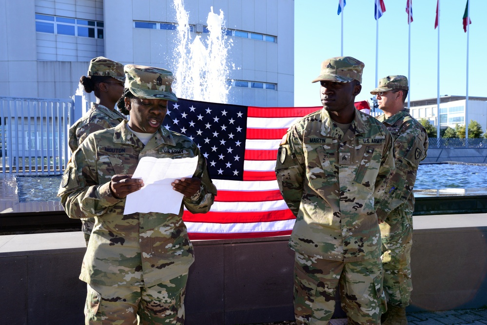 Promotion Ceremony and Oath of Reenlistment